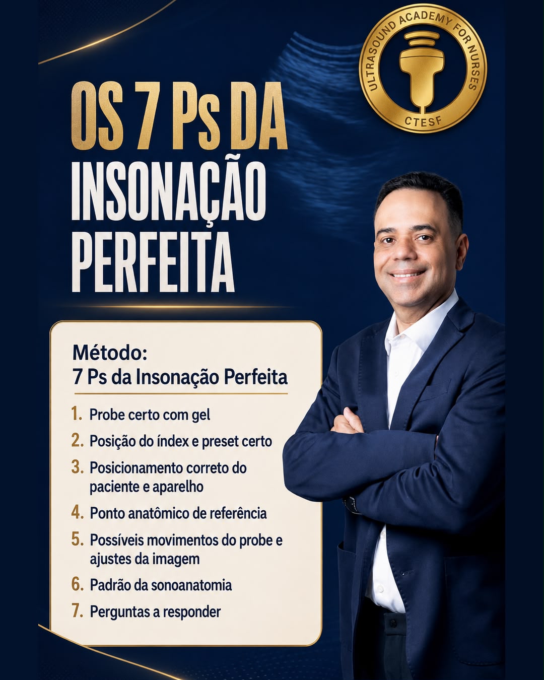 Os 7 Ps da Insonação Perfeita, método criado por Me. Wesley Pinto