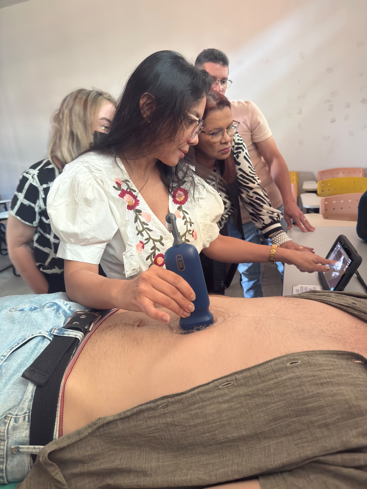 Treinamento prático de POCUS na Ultracademy